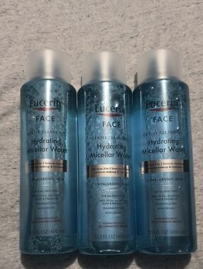Eucerin Face Hydrating Micellar Water 3pk